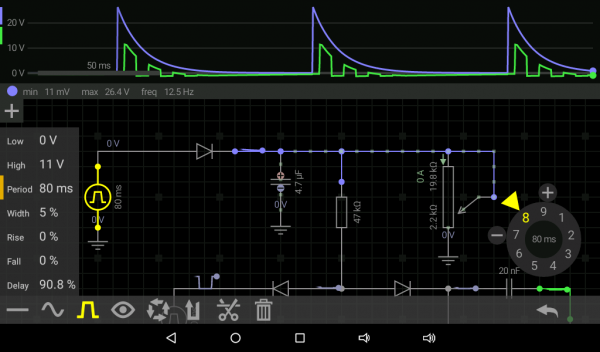 2 Diode VCA Everycircuit Simulation Screenshor.png